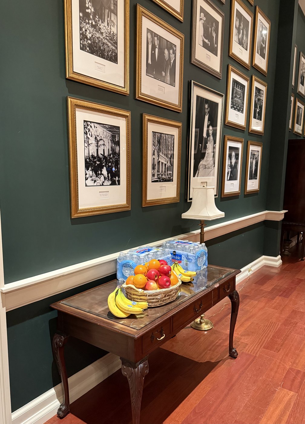 Fresh fruit from Quality Fruitland and water for drivers